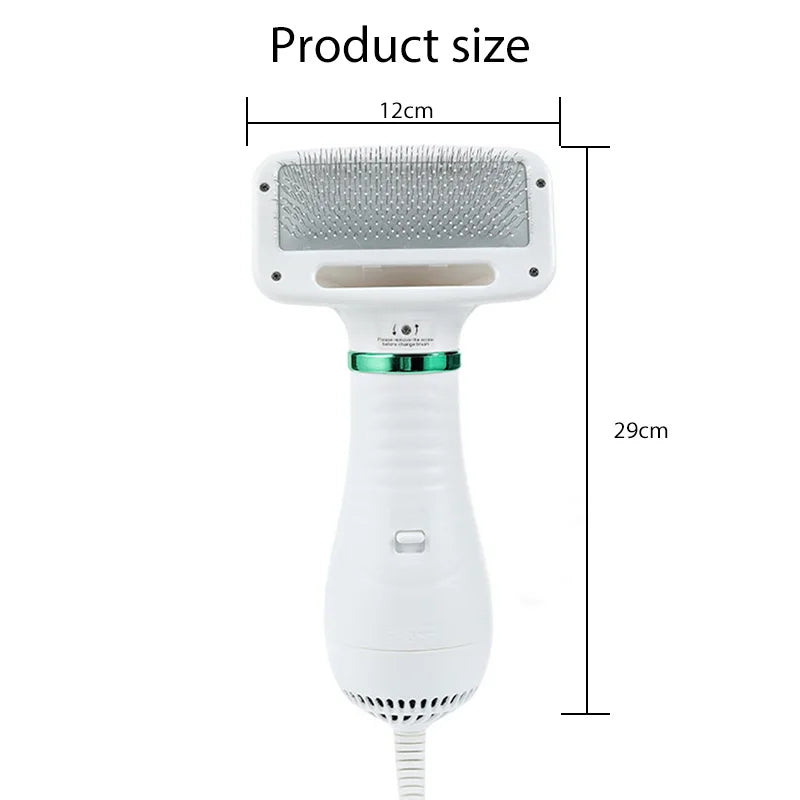 Secador Peine para Mascotas 2 en 1