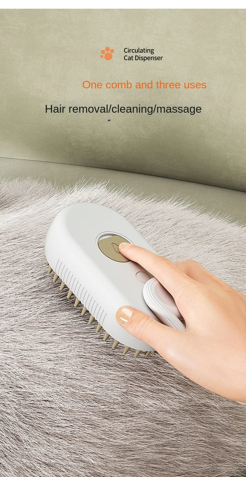 Cepillo a Vapor con mango para Mascota