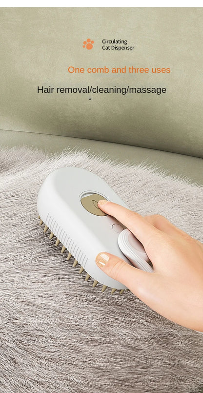 Cepillo a Vapor con mango para Mascota